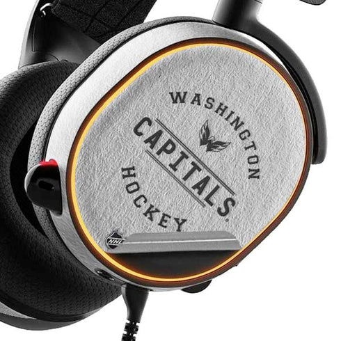 NHL Washington Capitals Black Text SteelSeries Arctis 3 Skin