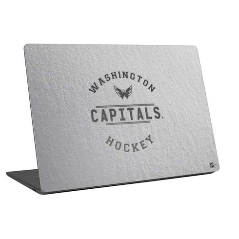 NHL Washington Capitals Black Text Universal Laptop 12in (9.8 x 6.8in) Skin