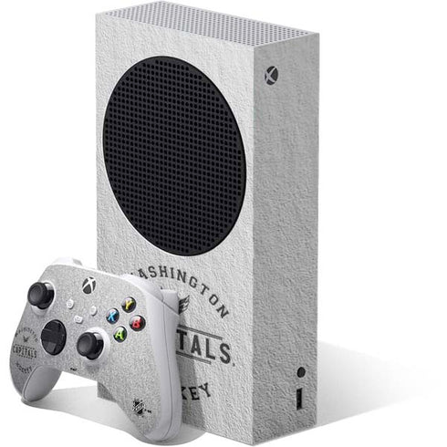 NHL Washington Capitals Black Text Xbox Series S Skins
