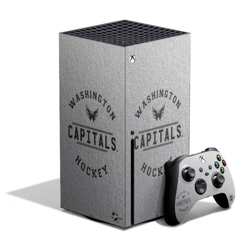 NHL Washington Capitals Black Text Xbox Series X Bundle Skin
