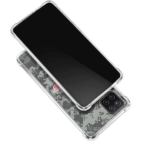 NHL Washington Capitals Camo Galaxy A12 Clear Case