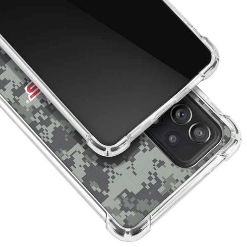NHL Washington Capitals Camo Galaxy A52 5G Clear Case