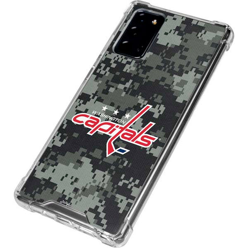 NHL Washington Capitals Camo Galaxy Note20 5G Clear Case