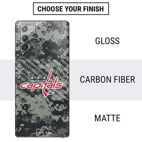 NHL Washington Capitals Camo Galaxy Note20 5G Skin