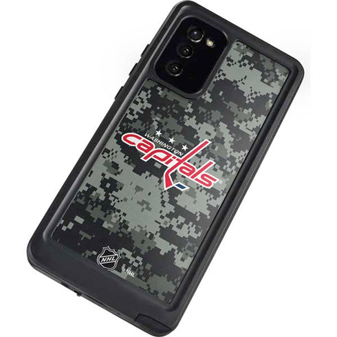 NHL Washington Capitals Camo Galaxy Note20 5G Waterproof Case