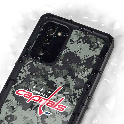 NHL Washington Capitals Camo Galaxy Note20 5G Waterproof Case