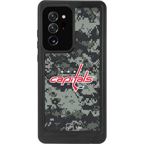 NHL Washington Capitals Camo Galaxy Note20 Ultra 5G Waterproof Case