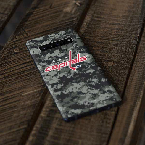 NHL Washington Capitals Camo Galaxy S10 Skin
