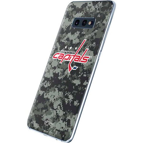 NHL Washington Capitals Camo Galaxy S10e Skin