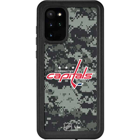 NHL Washington Capitals Camo Galaxy S20 Plus Waterproof Case