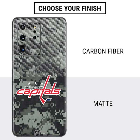 NHL Washington Capitals Camo Galaxy S20 Ultra 5G Skin