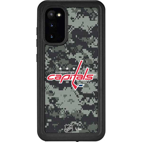 NHL Washington Capitals Camo Galaxy S20 Waterproof Case