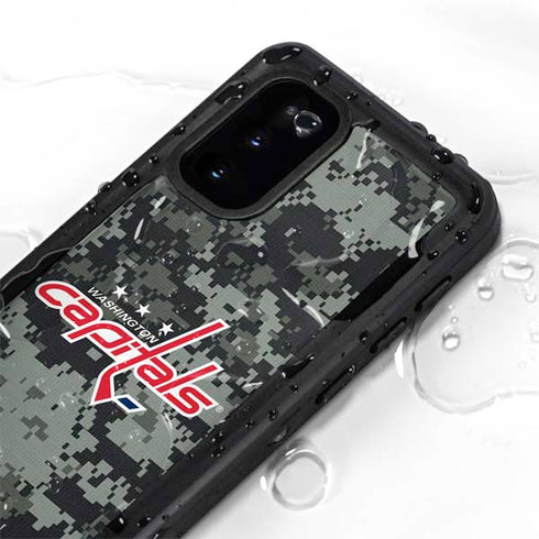 NHL Washington Capitals Camo Galaxy S20 Waterproof Case