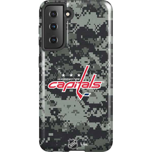 NHL Washington Capitals Camo Galaxy S21 5G Pro Case