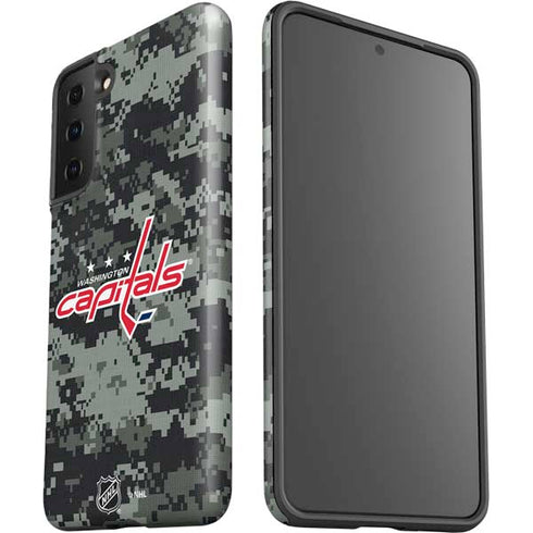NHL Washington Capitals Camo Galaxy S21 FE Pro Case