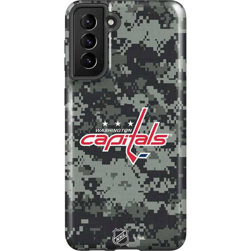 NHL Washington Capitals Camo Galaxy S21 Plus 5G Pro Case