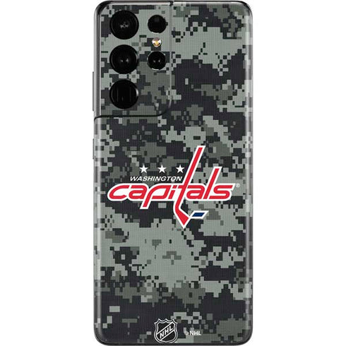 NHL Washington Capitals Camo Galaxy S21 Ultra 5G Skin