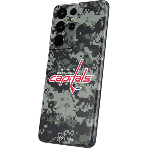 NHL Washington Capitals Camo Galaxy S21 Ultra 5G Skin