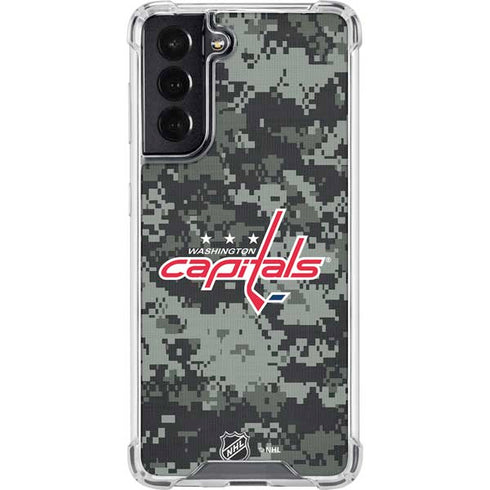 NHL Washington Capitals Camo Galaxy S22 Clear Case