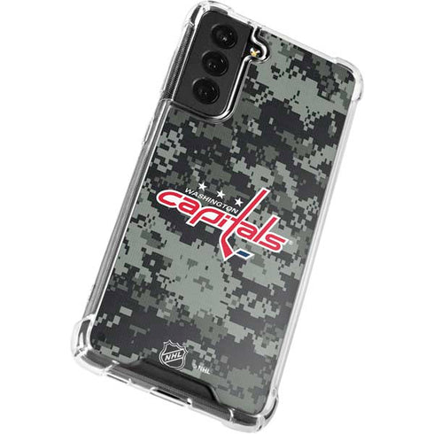 NHL Washington Capitals Camo Galaxy S22 Clear Case