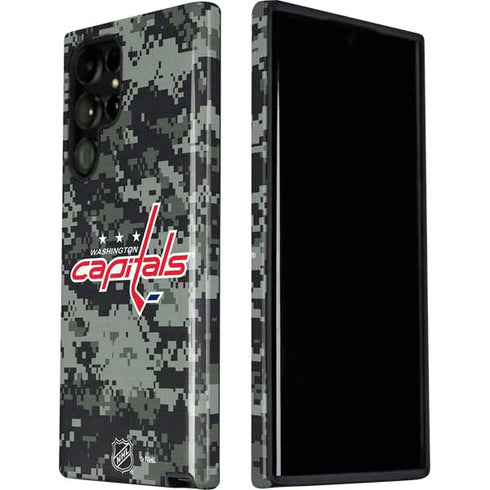 NHL Washington Capitals Camo Galaxy S22 Ultra Pro Case