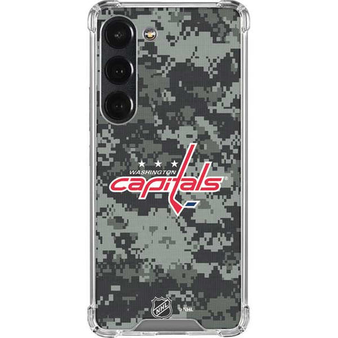 NHL Washington Capitals Camo Galaxy S23 Clear Case