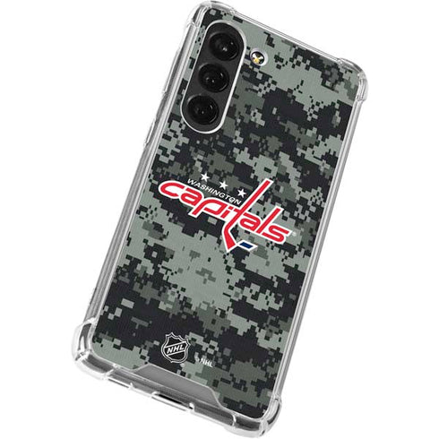 NHL Washington Capitals Camo Galaxy S23 Clear Case