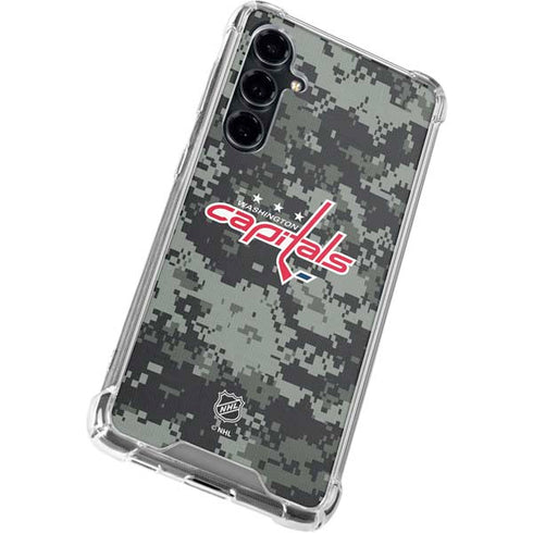 NHL Washington Capitals Camo Galaxy S23 FE Clear Case