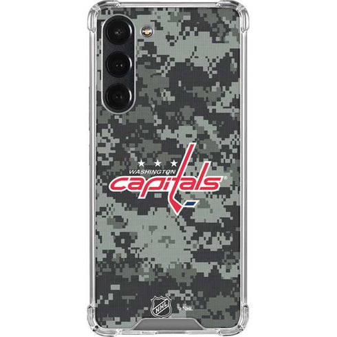 NHL Washington Capitals Camo Galaxy S23 Plus Clear Case