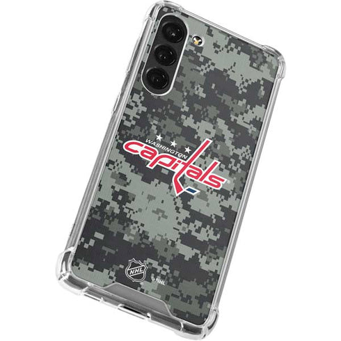 NHL Washington Capitals Camo Galaxy S23 Plus Clear Case