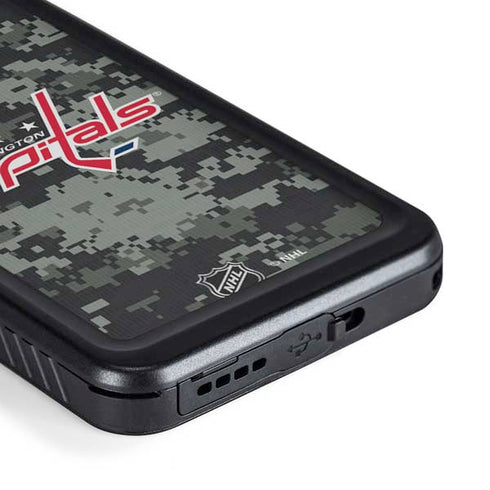 NHL Washington Capitals Camo Galaxy S23 Plus Waterproof Case
