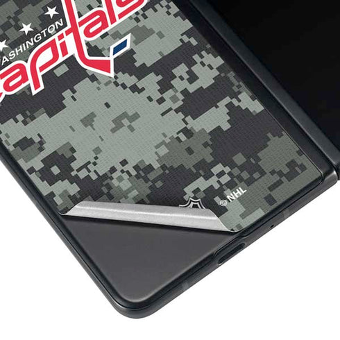 NHL Washington Capitals Camo Galaxy Z Fold3 5G Skin