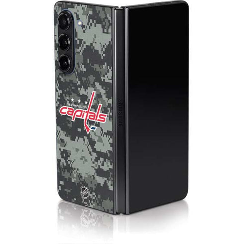 NHL Washington Capitals Camo Galaxy Z Fold5 5G Skin