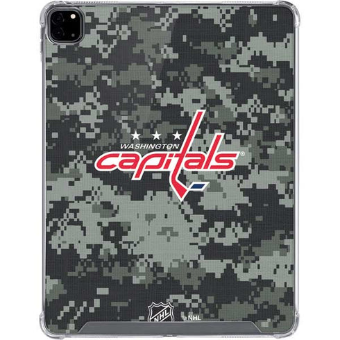 NHL Washington Capitals Camo iPad Pro 12.9in (2020) Clear Case