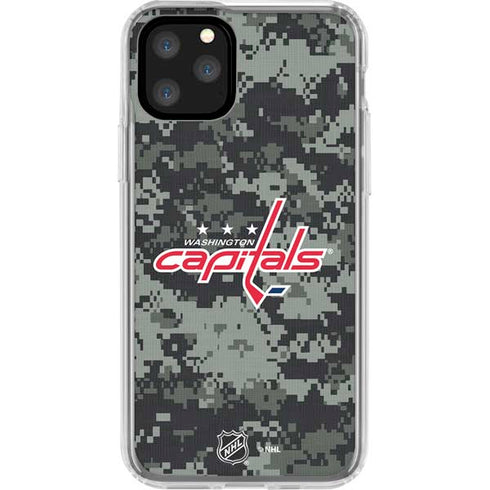 NHL Washington Capitals Camo iPhone 11 Pro Clear Case