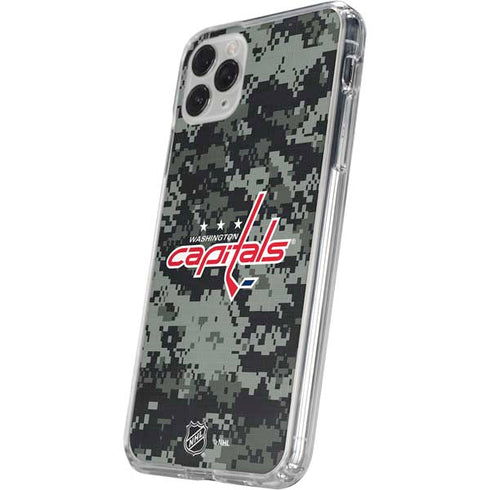 NHL Washington Capitals Camo iPhone 11 Pro Clear Case