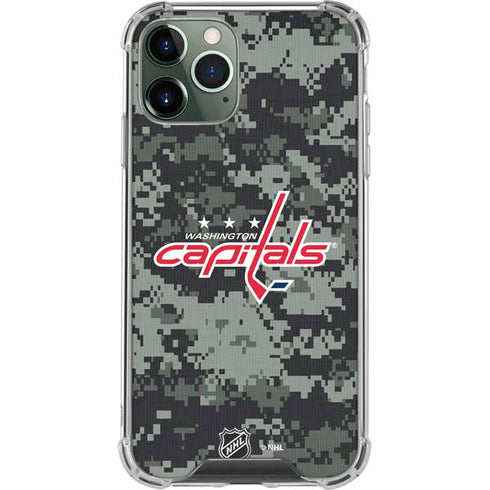 NHL Washington Capitals Camo iPhone 11 Pro Max Clear Case