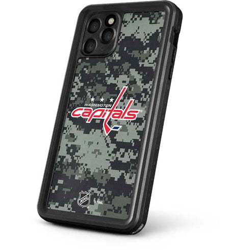 NHL Washington Capitals Camo iPhone 11 Pro Max Waterproof Case