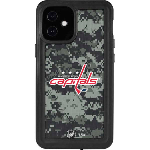 NHL Washington Capitals Camo iPhone 12 Mini Waterproof Case