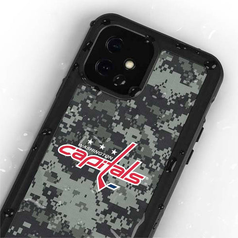 NHL Washington Capitals Camo iPhone 12 Mini Waterproof Case