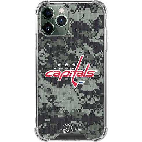 NHL Washington Capitals Camo iPhone 12 Pro Clear Case