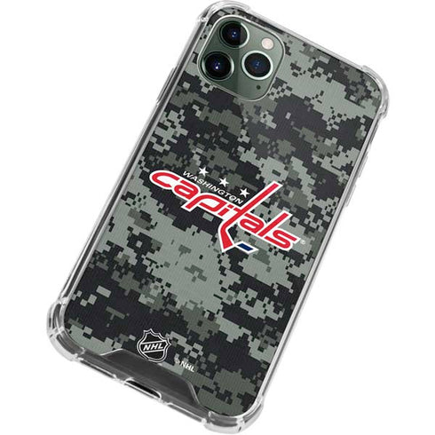 NHL Washington Capitals Camo iPhone 12 Pro Clear Case