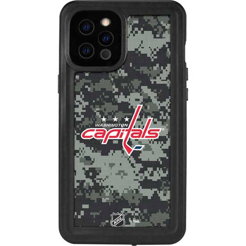 NHL Washington Capitals Camo iPhone 12 Pro Max Waterproof Case