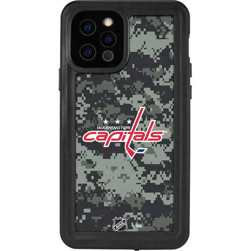 NHL Washington Capitals Camo iPhone 12 Pro Waterproof Case