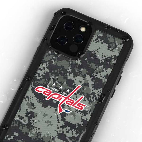 NHL Washington Capitals Camo iPhone 12 Pro Waterproof Case