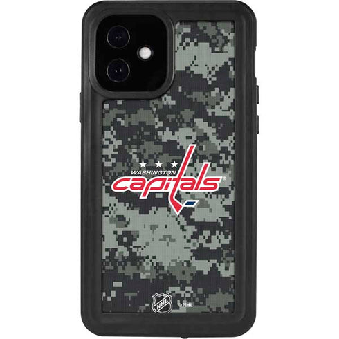 NHL Washington Capitals Camo iPhone 12 Waterproof Case