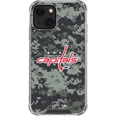 NHL Washington Capitals Camo iPhone 13 Clear Case