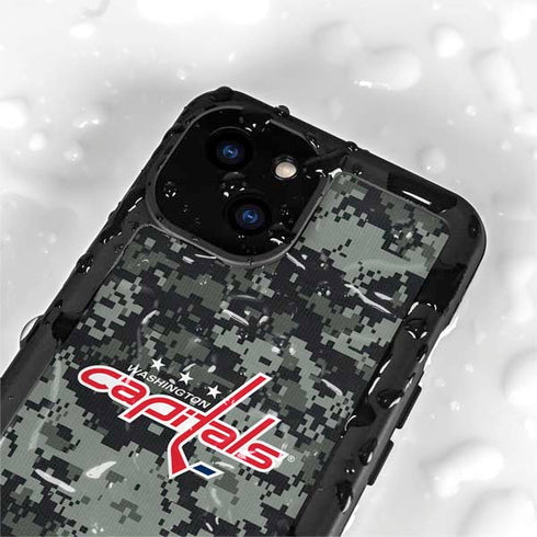 NHL Washington Capitals Camo iPhone 13 Mini Waterproof Case
