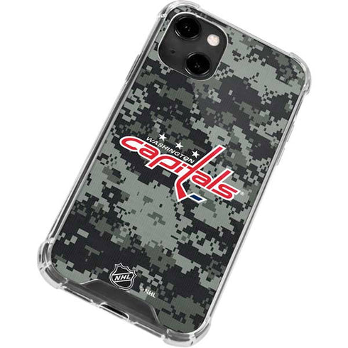 NHL Washington Capitals Camo iPhone 14 Clear Case
