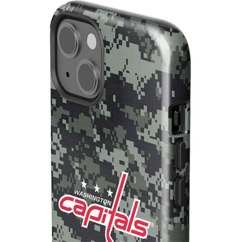NHL Washington Capitals Camo iPhone 15 Plus Impact Case